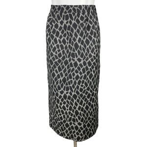 BALMAIN IVOIRE Paris Vintage Wool Pencil Skirt Sz 12